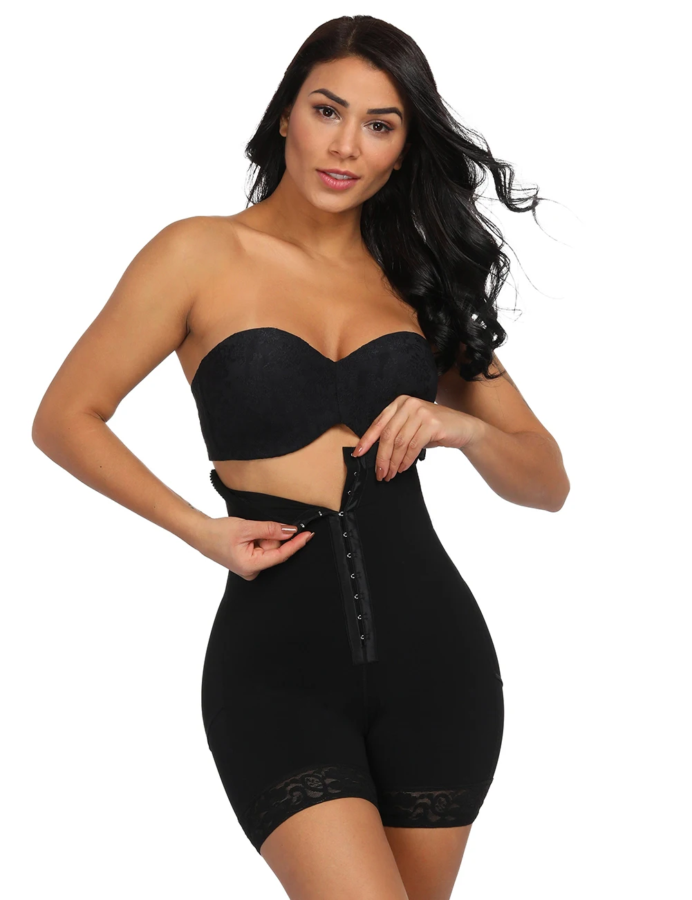 Plus Size Black Color Tummy Slimming Butt Lifter Shaper Enhancer