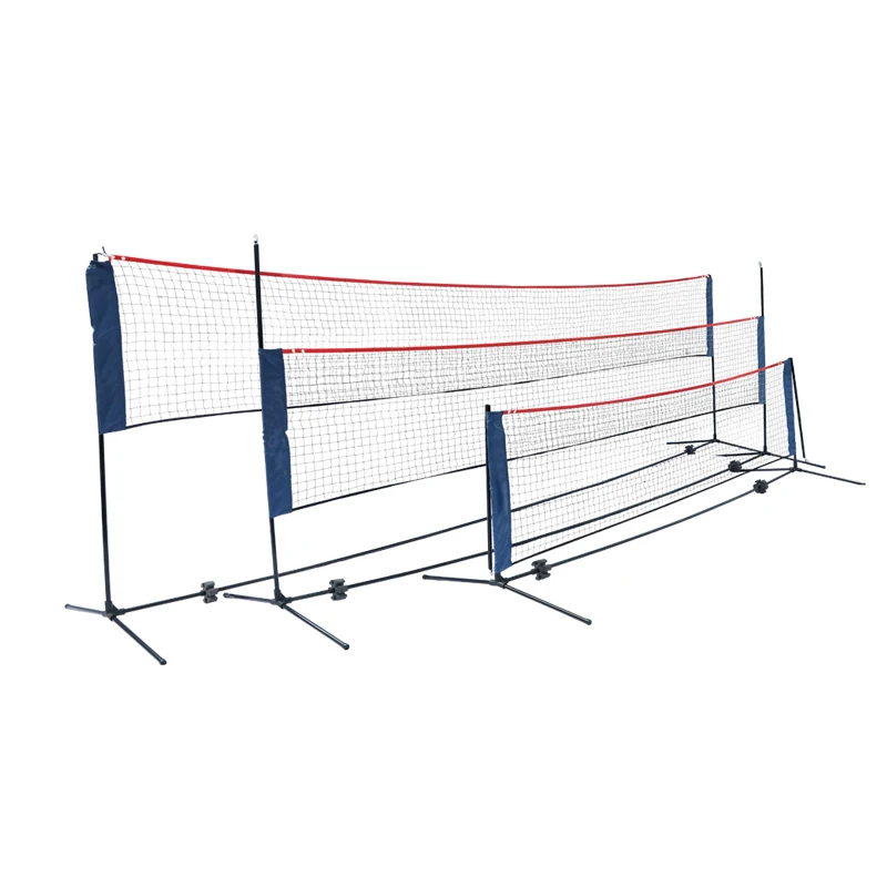 BSCI 20 Feet Height Adjustable Portable Badminton Net Stand