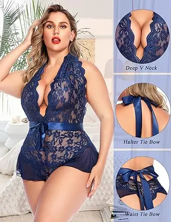 Женское прозрачное кружевное Прозрачное нижнее белье