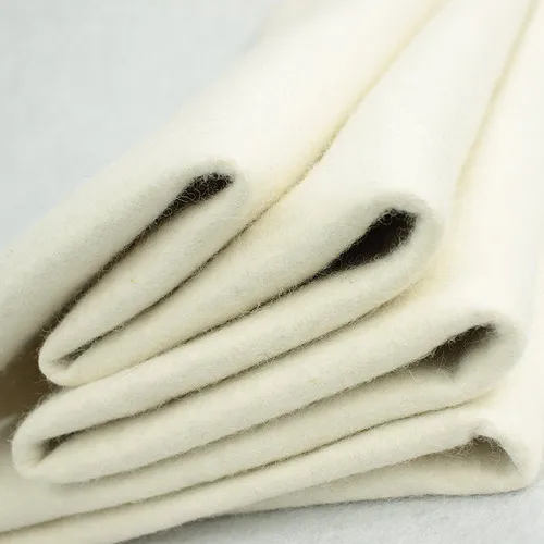 Factory custom 3mm 6mm 10mm thick 100% wool fabric industry felt wool white felt for seal fire retardant