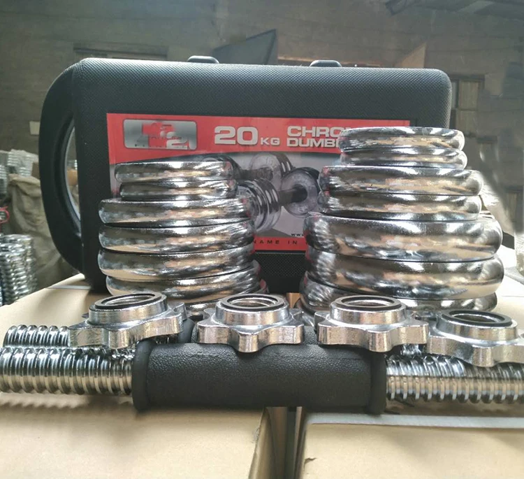 factory price   adjustable dumbbell set with case adjustable weights