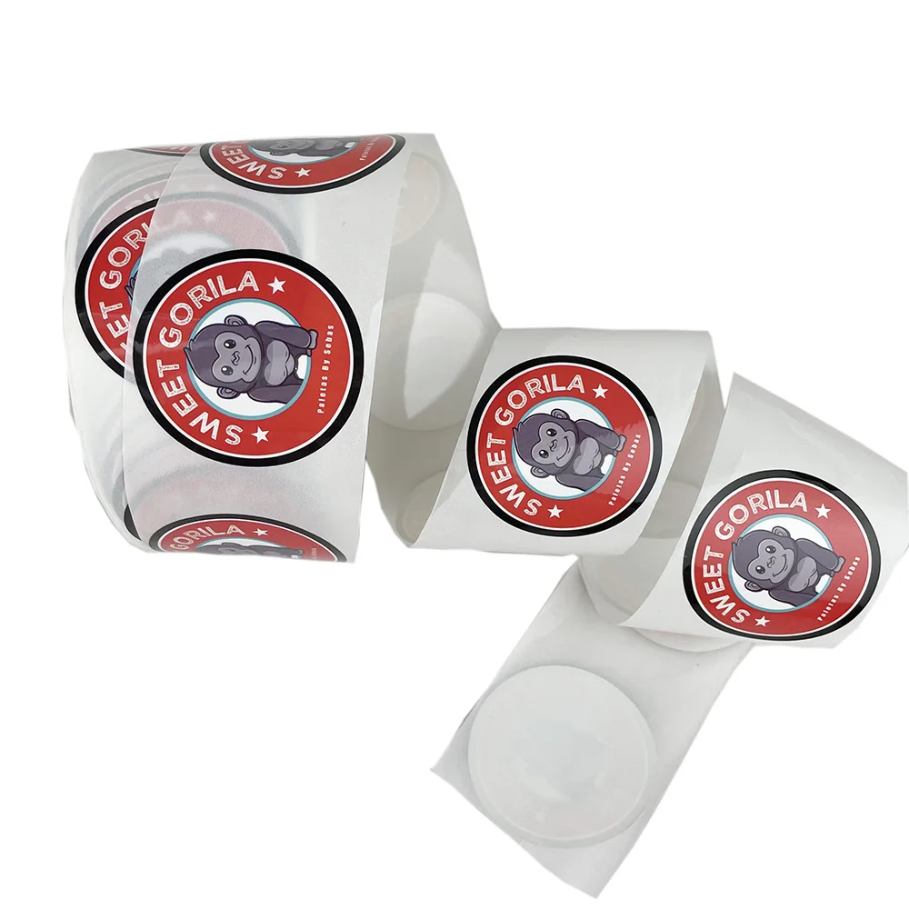 label printing factory adhesive label product cosmetic stickers Commodity label sticker pack custom