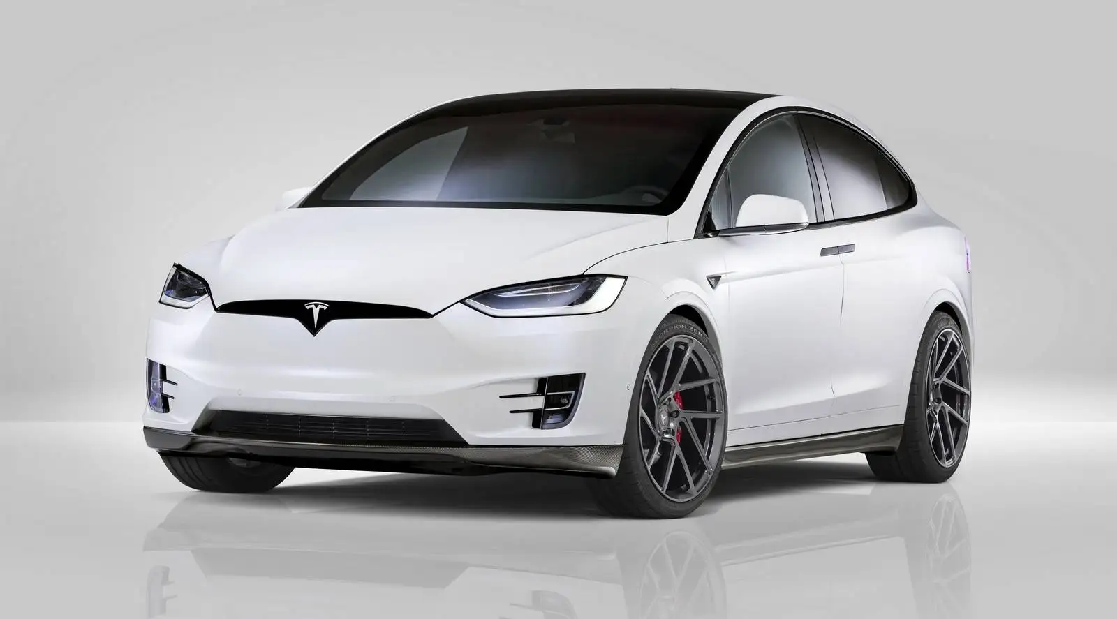  Автомобильные комплекты запчастей для Tesla Model X передний бампер Центральная впускная решетка 2016 2017