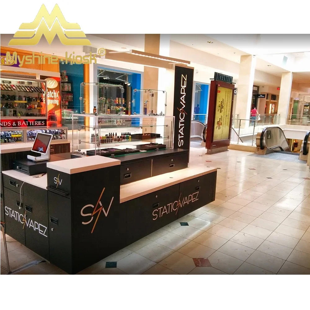 Phone Display Showcase Used Mobile Phone Retail Kiosk Cellphone Cabinets with Drawer for Sale