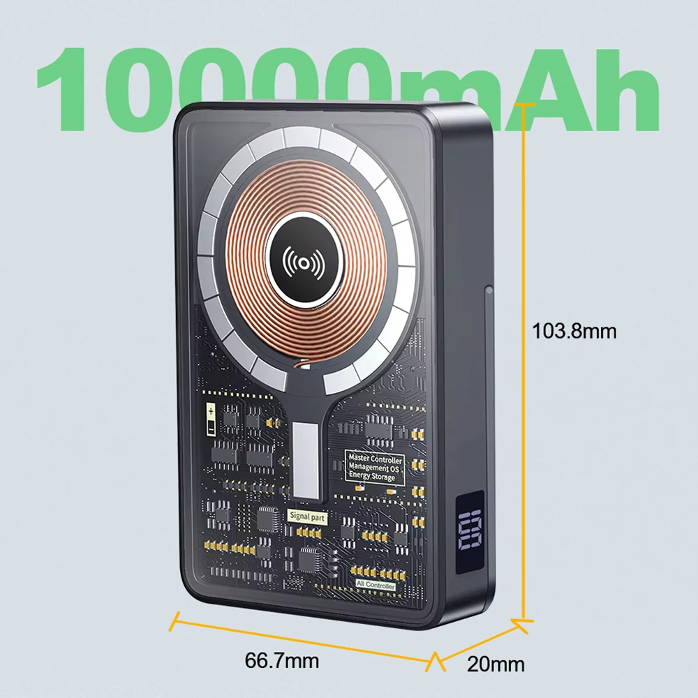 Wireless Charging Power Bank & Power Station 10000mah 20000mah High Capacity Mobile Phone Charger Station Portable Power Banks