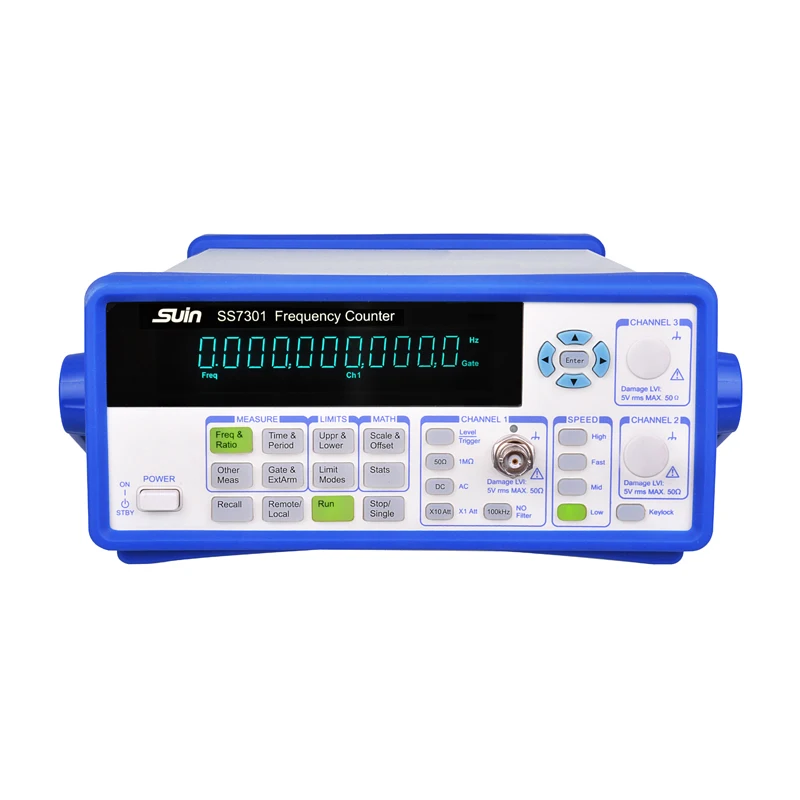 Suin SS7301 low price remote control digital rf frequency counter/timer/meter with 200MHz
