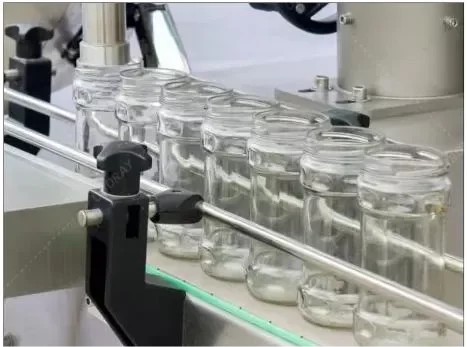 KAPACK Factory Direct Sales Of Automatic Spice Glass Plastic Bottle Filling And Capping Packaging Machine Production Line