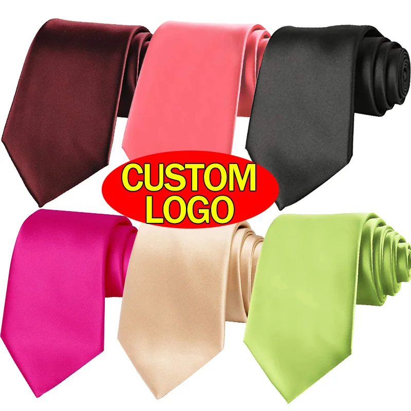 Best Necktie Manufacturer Wholesale Low MOQ Pure Color Necktie 100% Handmade Custom Woven Fashion Ties For Men Silk Ties