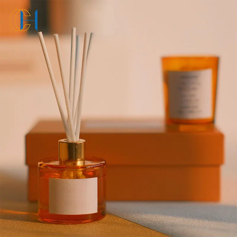 C&H Classic Good Quality 100ml 150ml Luxury Home Fragrance Set Hotel Scent Natural Oil Glass Reed Diffuser With Custom Package