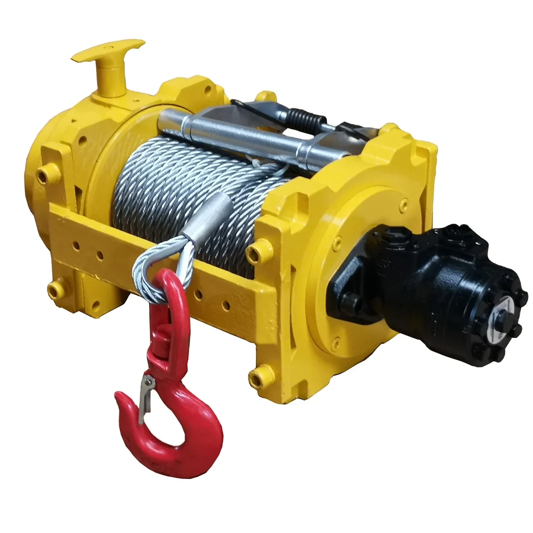 Best Heavy Duty 4 Tonne 5ton Industrial Utility hydraulic Winches And Hoisis With Steel Cable