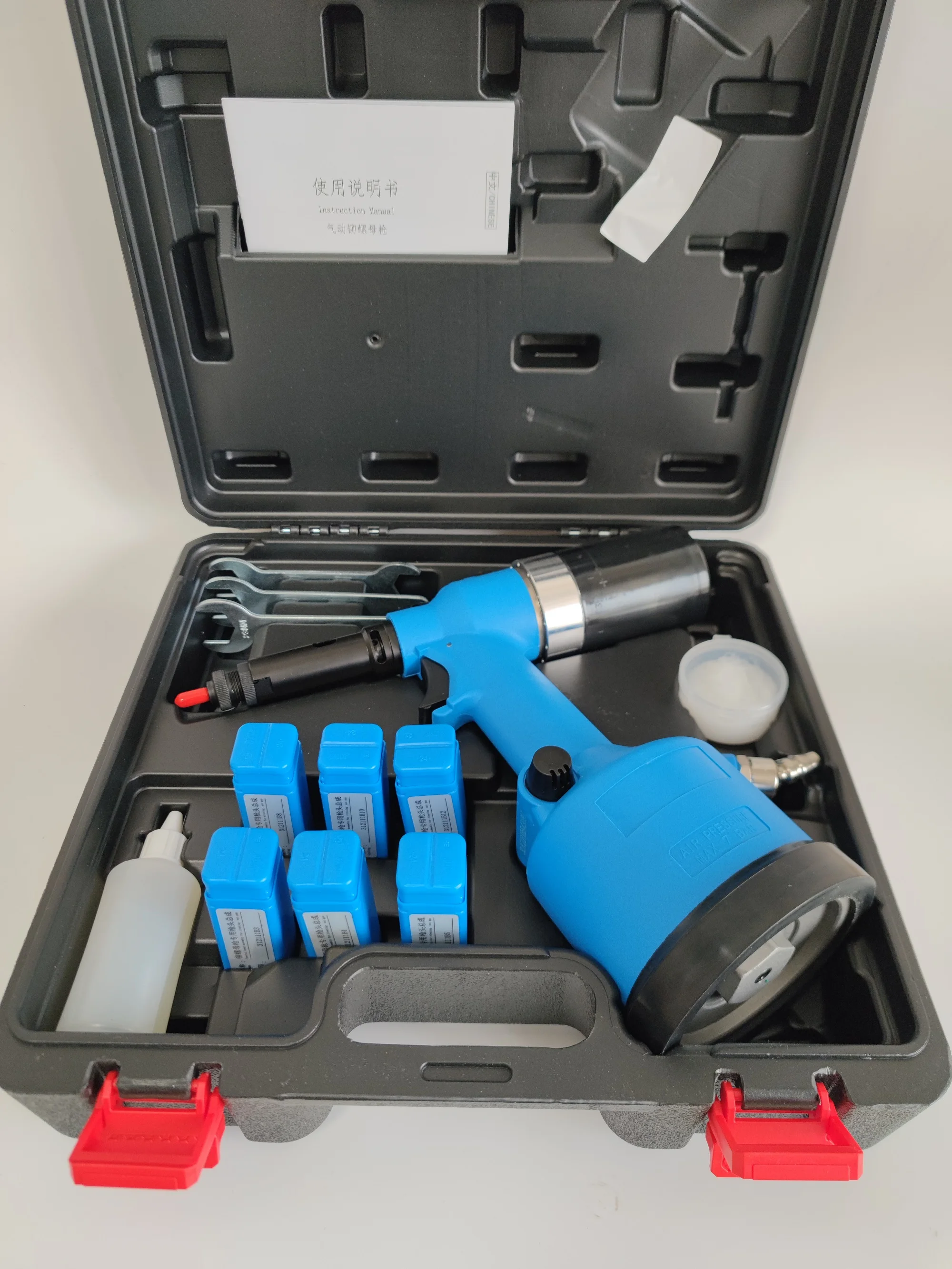 High-tech Professional LM-90611K Automatic Pneumatic Rivet Nut Gun OEM Available M3-M12 For All Materials POP Rivet Nut Gun