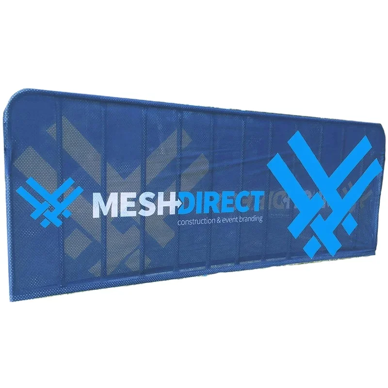 Wall mounted with wind hole large size 20ftX20ft flag banner