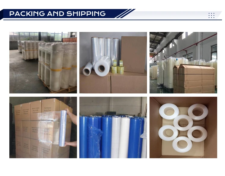 Wholesale Price Custom Special Dust-Proof Pe Plastic Film for Glass Protective Electronic Industry