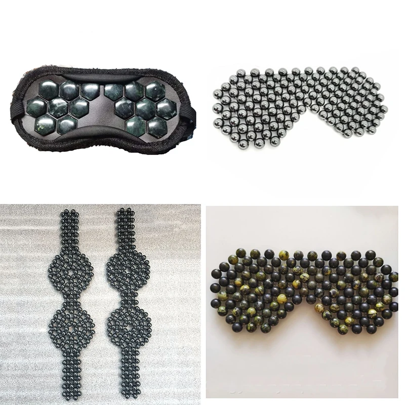 Wholesale Terahertz Eye Mask Medicine King Stone Blinder Face Cooling Mask Energy Stone Eyes Sleeping Mask for Beauty Massage