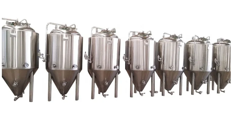Factory direct sale 200l conical fermentation bucket industrial beer brewing equipment Fermenting Equipment Turnkey Project