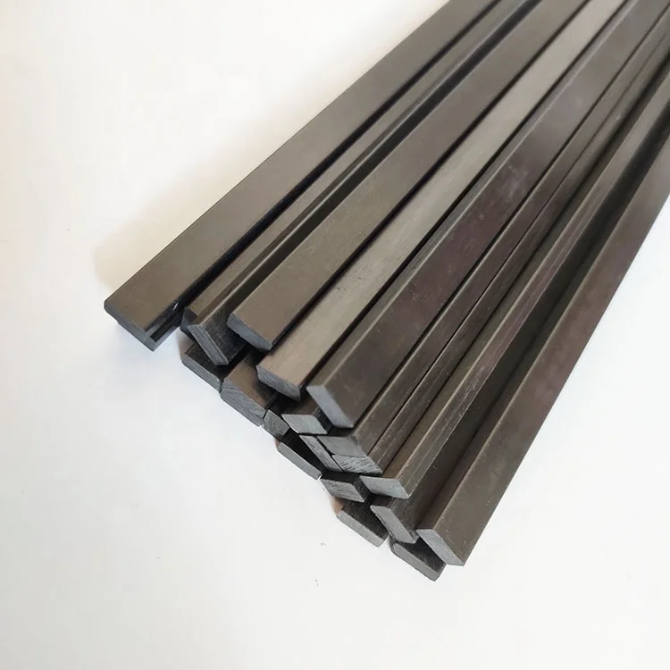 Factory Direct Supply Custom Made High Modulus Flat composite Bars Carbon Fiber Guitar Truss Rods