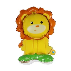 3D Stand Animal Foil Balloon Cartoon Lion Elephant Koala Fox  Balloon  For  Happy Birthday Party Decoration Kids  Toy