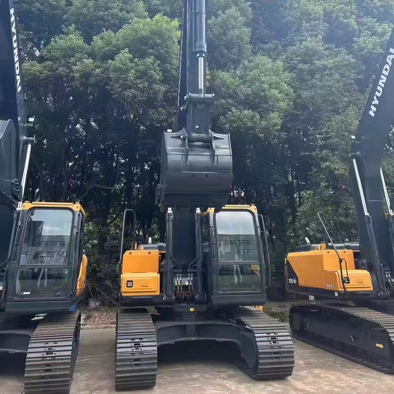 Новый недорогой экскаватор Hyundai HX215 с оригинальным современным двигателем Cummins гусеничный