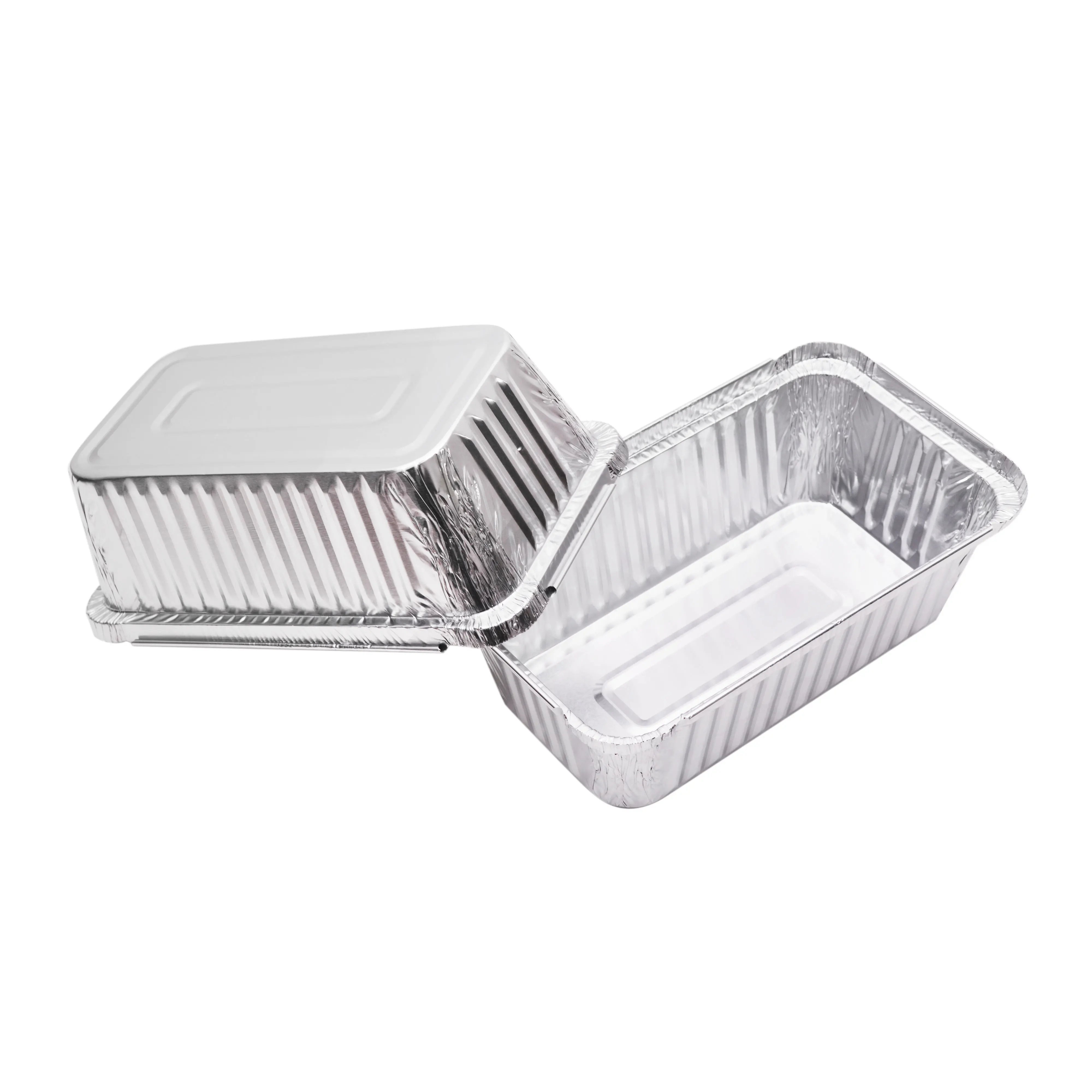 Direct Manufacturer Custom Aluminum Food Container Storage Sizes 220*114*63Mm