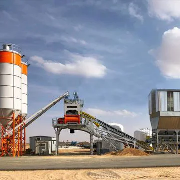 
portable mini mix concrete batching plant, portable small concrete batching plant 