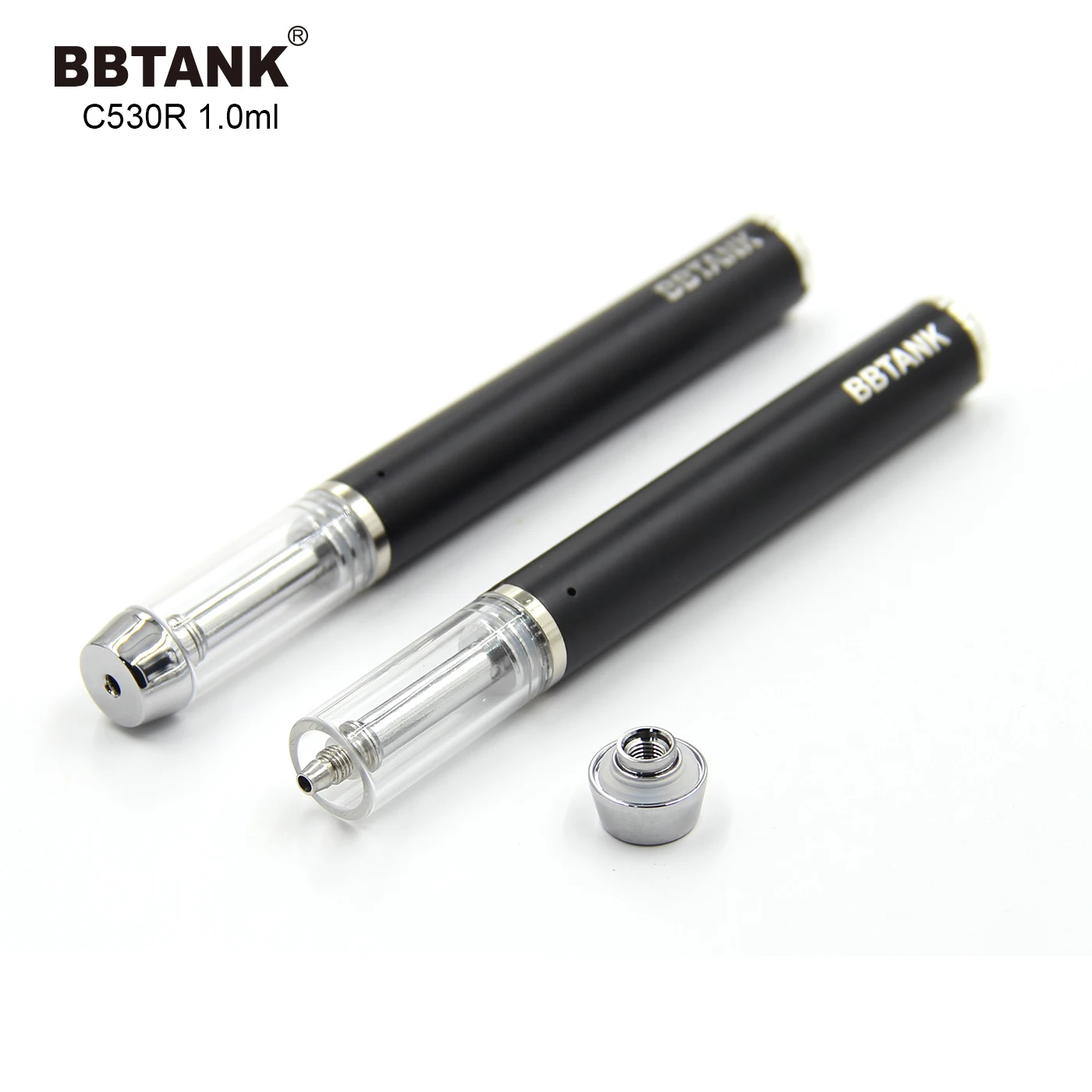 bbtank c530r 1 ml 0.5ml Wickless vape pen battery CBD rechargeable vaporizer pen