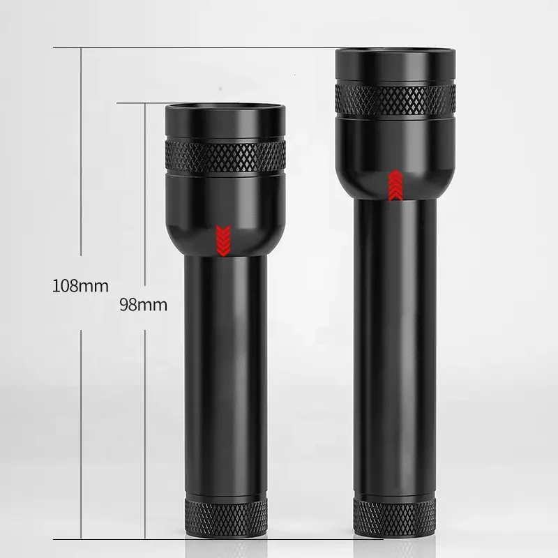 Howlighting Mini Aluminum Alloy Rechargeable Emergency 150lm Flash Light Bright Waterproof Zoomable USB Portable Flashlight