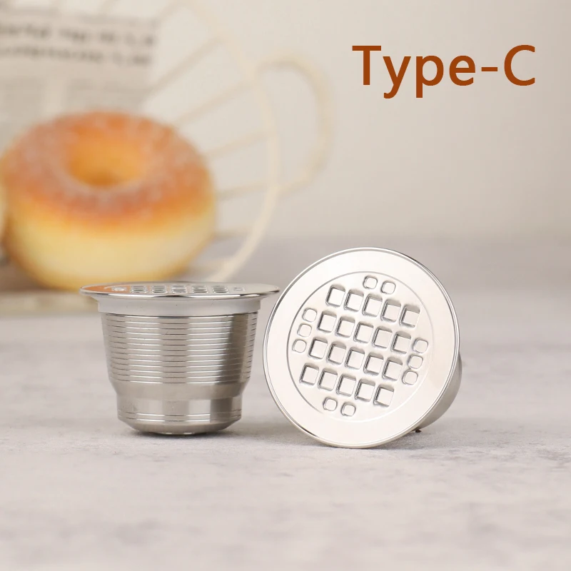 Suitable for Nespresso reusable stainless steel filled capsule coffee filter empty coffee pods