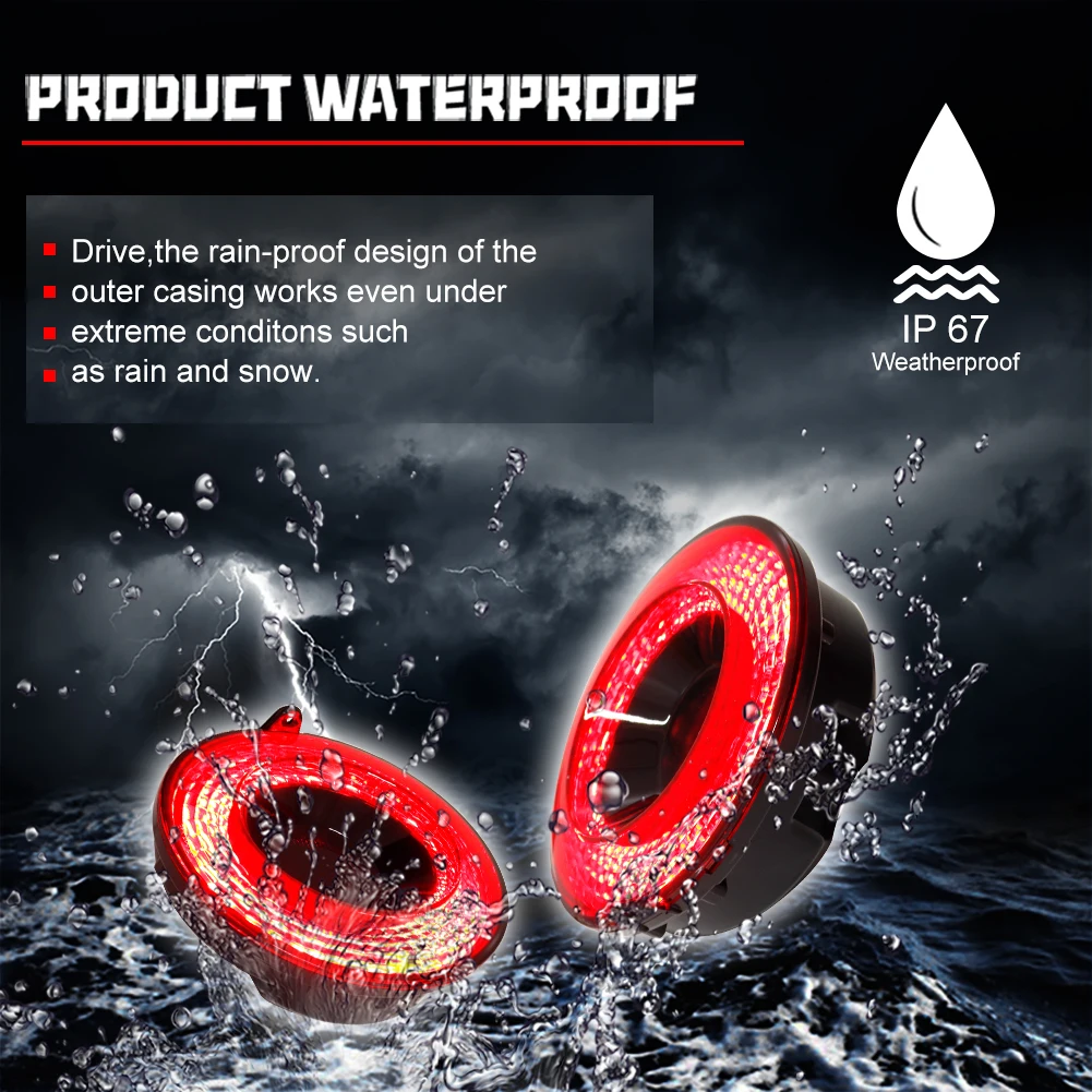 For 2005 2006 2007 2008 2009 2010 2011 2012 2013 Chevrolet Corvette C6 Coupe LED Brake Turn Signal Lamp Tail Lights Smoke lens