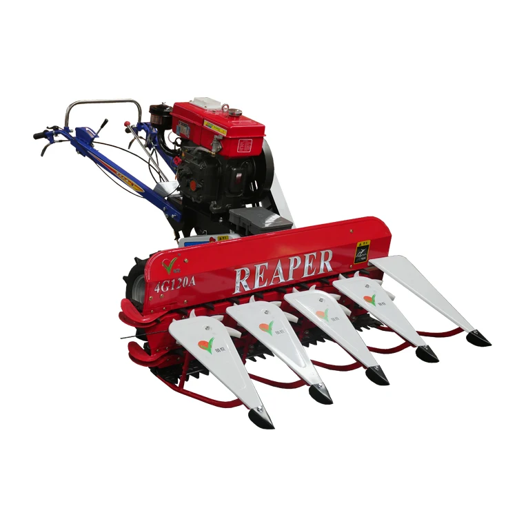 self-propelled mini reaper harvester for harvesting quinoa oats barley View More 4G120A