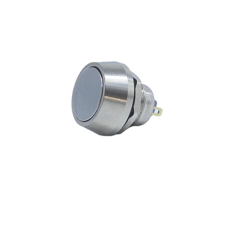 Tiny flat reset waterproof push button switch 120v