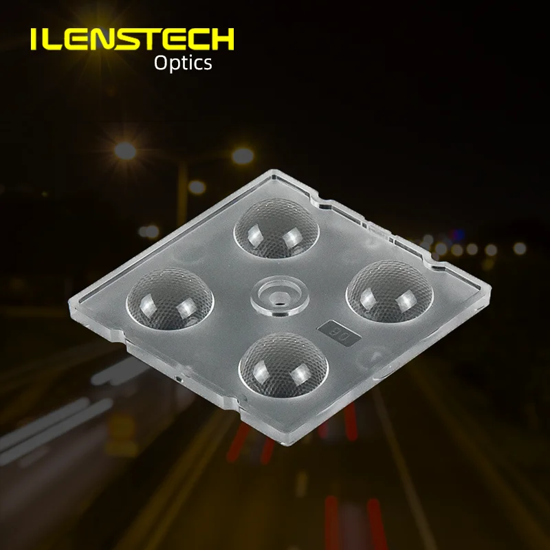 Светодиодные линзы 4 в 1 5050 90 градусов для 3030 3535 светодиодов от Ilenstech