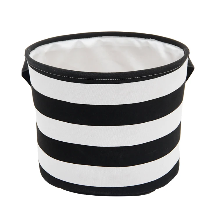 circular with handles EVA Thick double Laundry Hamper Clothes other folding Storage Basket Home decoration barrel kids toys