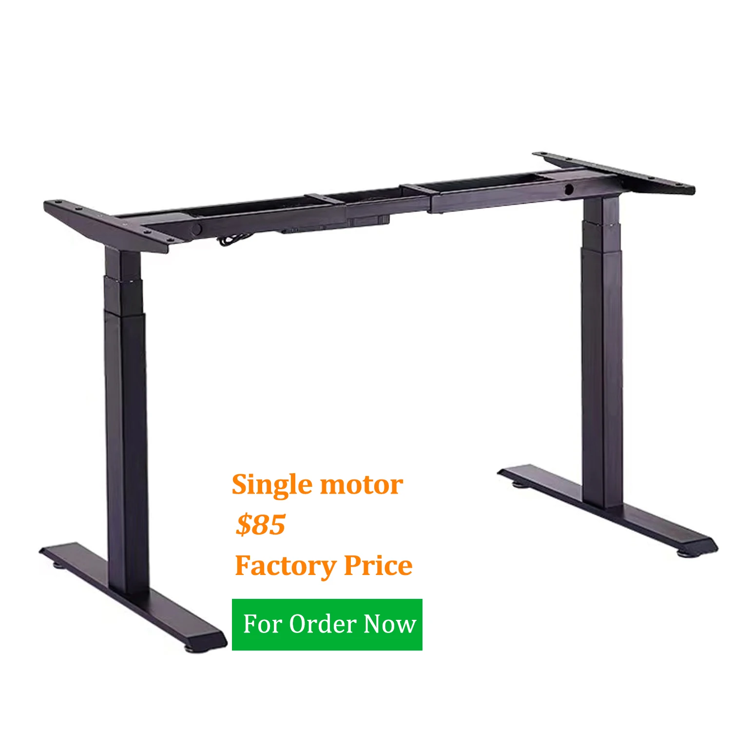 China Manufacturer Modern Adjustable Office Electric Height Stand Up Ergonomic Single Motor Home Desk