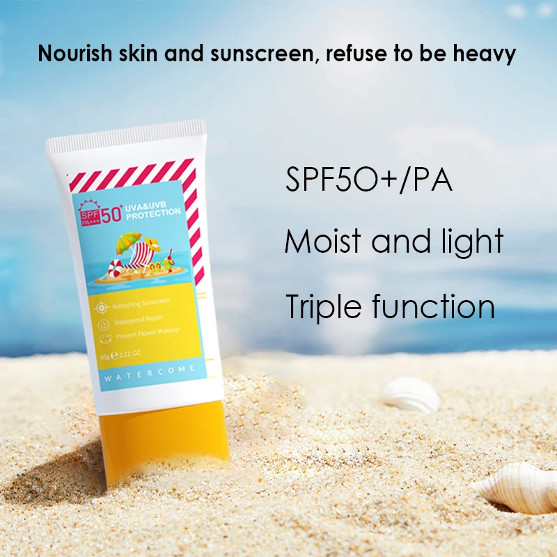 wholesale waterproof customized sun blocking Physical Chemistry protector sunscreen