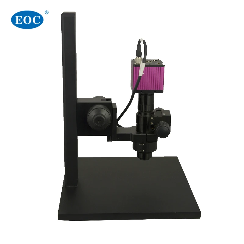 EOC microscope 24-154X ccd camera 5MP optical pcb phone repair high definition led Digital measuring measurement microscope