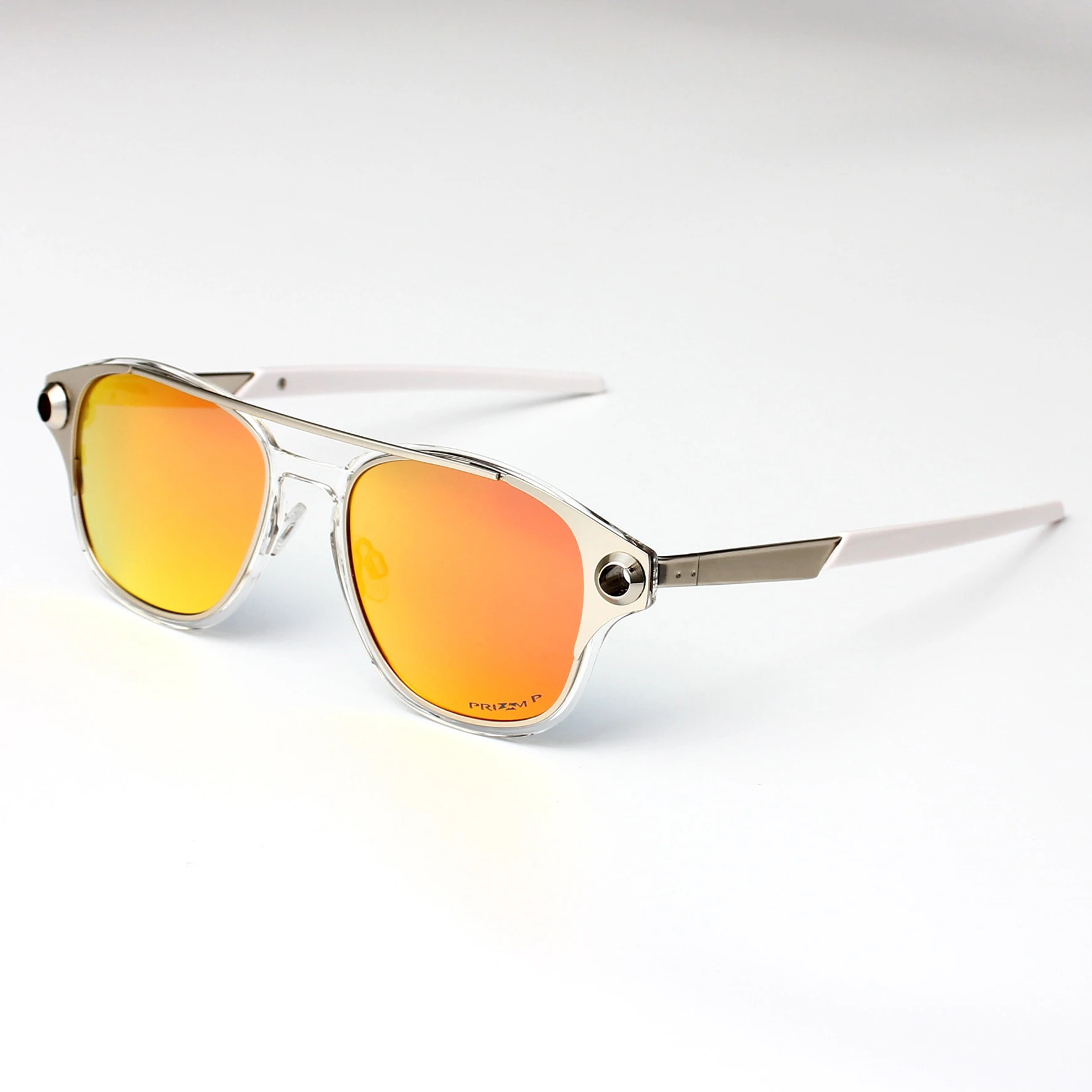 Classic retro round metal sport polarized sunglasses wholesale custom logo driving sunglasses