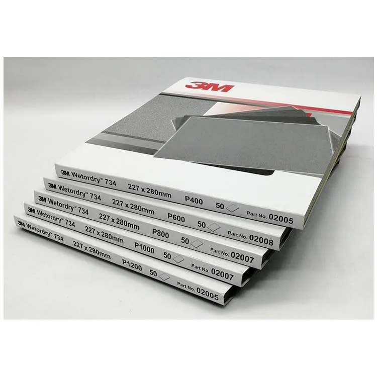 3M 734 Wetordry Sanding Paper Sheet Smoothing and Polishing Automotive Workshop SandPaper