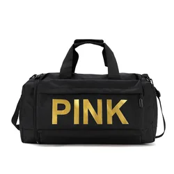 Weekender Overnight Large Duffle Luggage Tote Travel Bag Fitness Sports Gym Bag Fashion Duffle Bag For Women Shoe Compartment