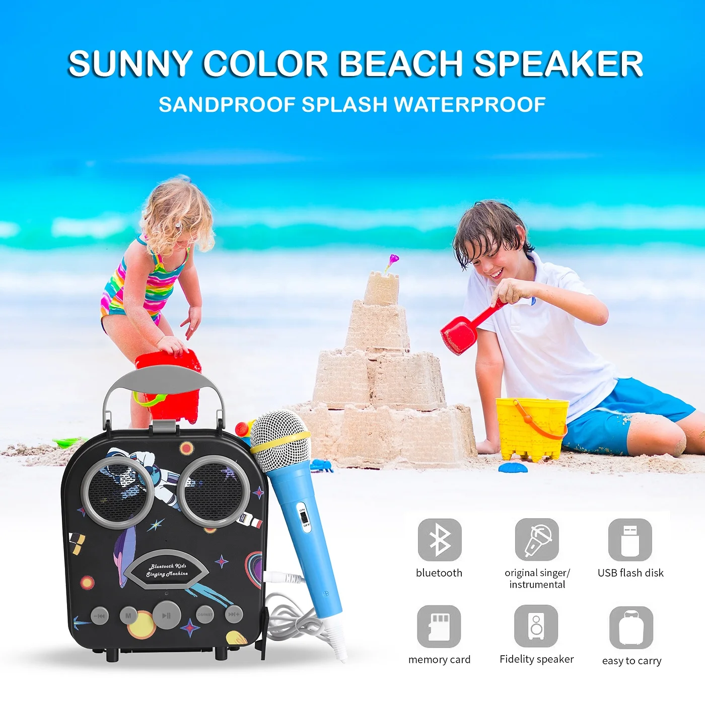 OEM Karaoke Machine For Kids Musical Singing Instrument For Party Games For Fun Indoor Outdoor As Best Gifts Home System