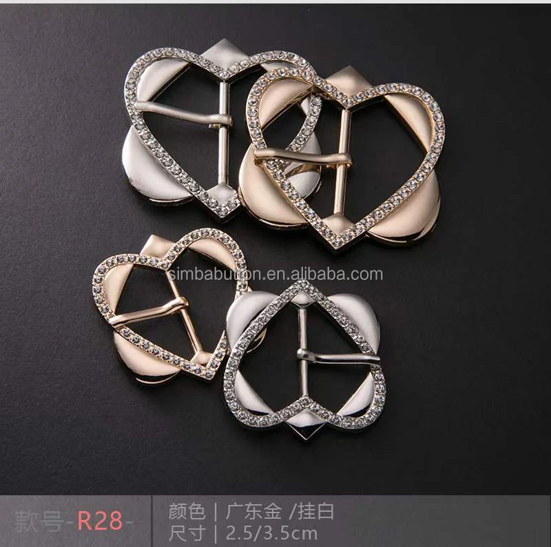 Factory Supply Custom Resin Belt Buckle Leather Belt Technic Customized Style Pin Rhinestone Design Material Plating In stock