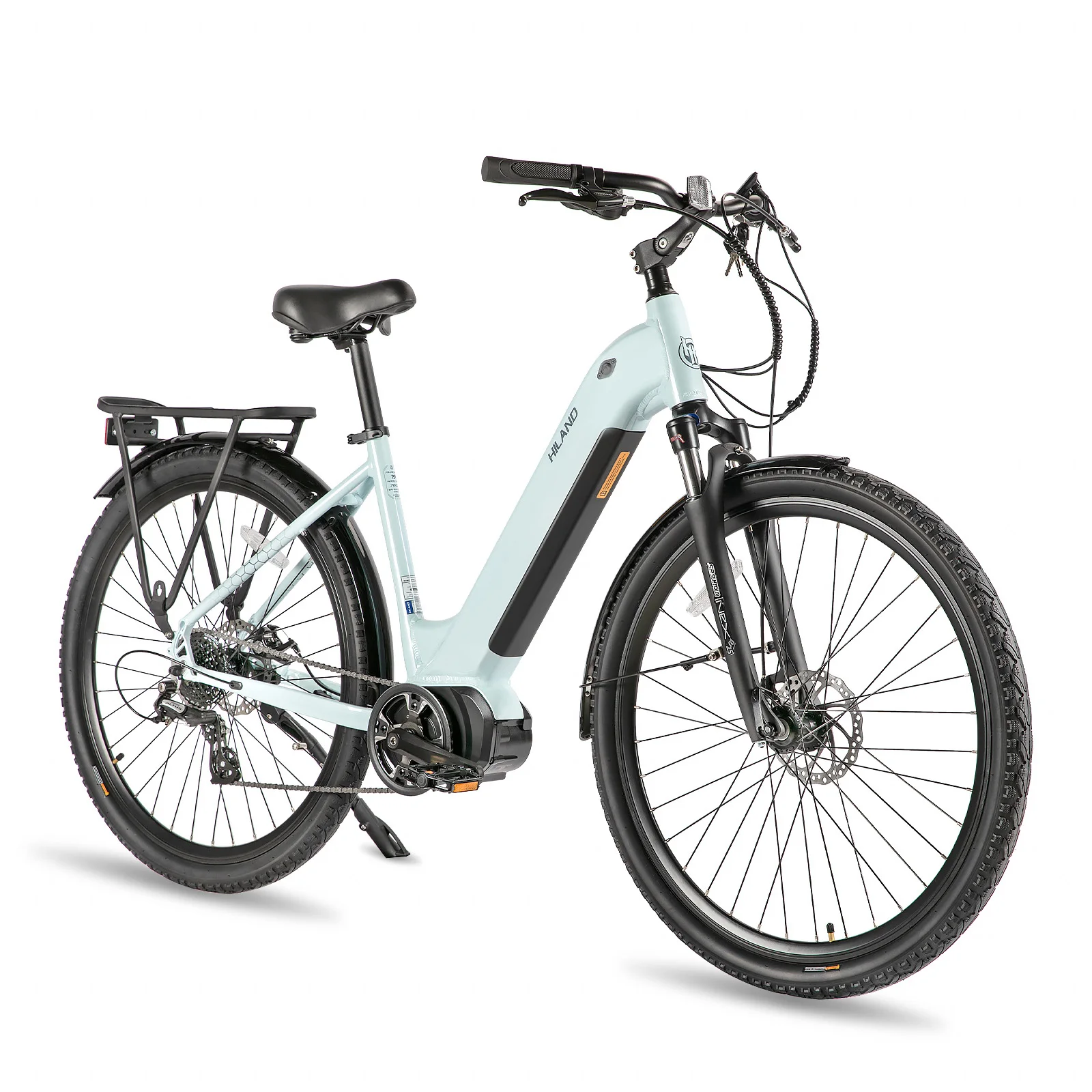 Электрический велосипед JOYKIE 700C SHIMANO 8-скоростной центральный мотор городской с литиевой батареей 48 В 10 4