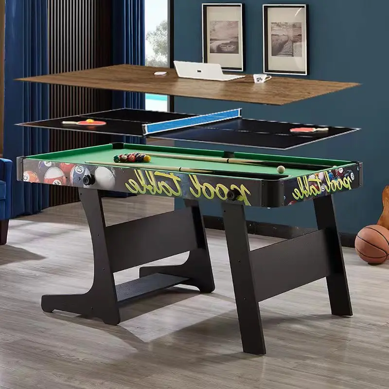 4ft,4.5ft,5ft Children Billiard Table 3 in 1 Tables de Snooker et Bllard With Pool Dining Table For Sale