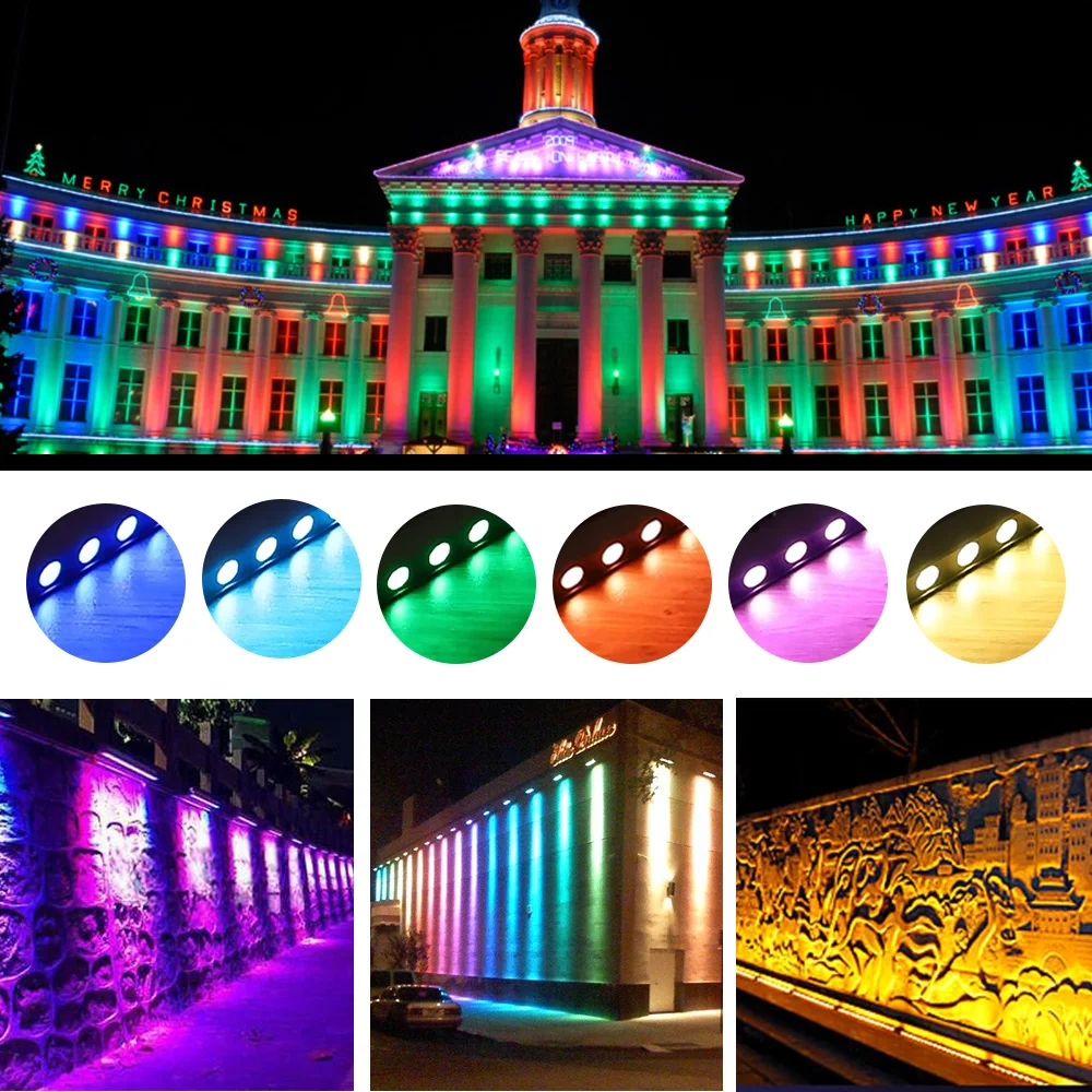 Настенная шайба 18 Вт 24 RGB RGBW Ip66 Водонепроницаемая Регулируемая наружная Dmx архитектура светодиодная настенная