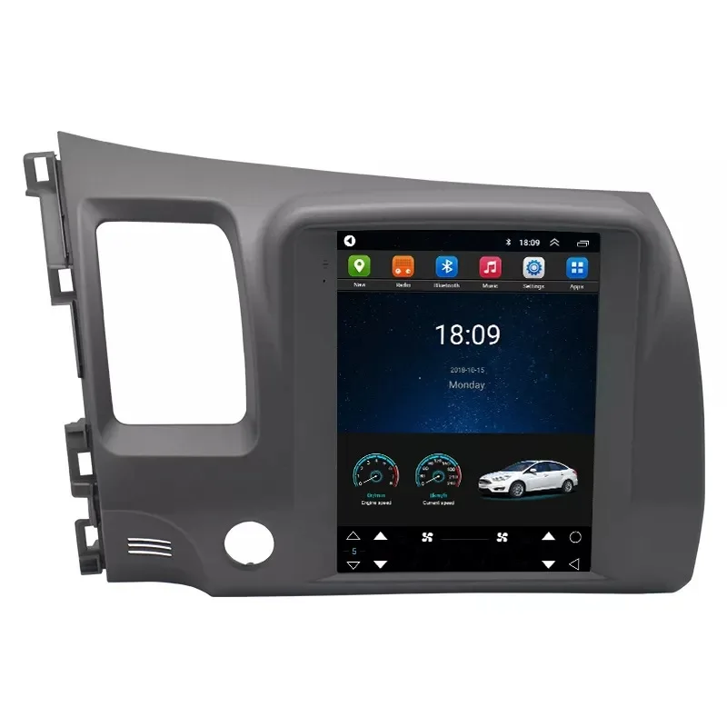 9.7 inch HD Touch screen for 2004-2009 civic LHD Android 9.1 Auto radio Car Stereo System car dvd player