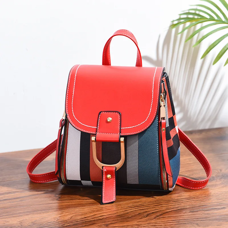 High Quality Good Selling pattern pu backpack for women leather back pack backpack