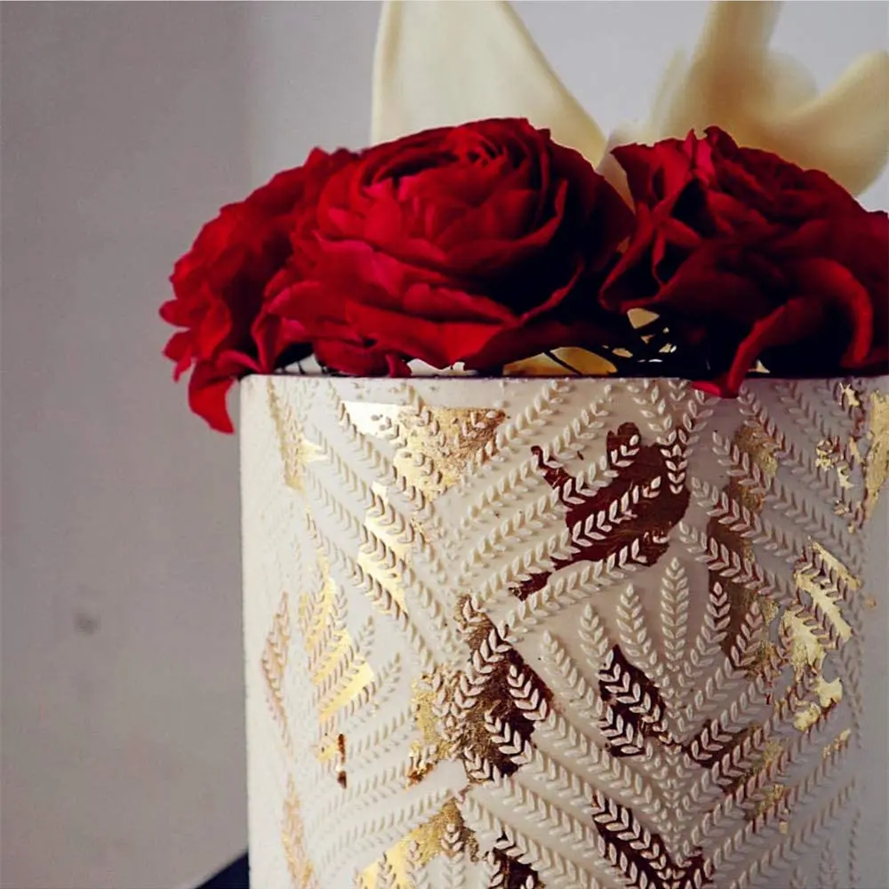 Eco-friendly Plastic Decorating Tools Mesh Fondant Stencil Template Cake Stencils For Baking Decoration Wedding