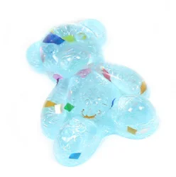 Crafts Bear Cabochons hot sale colorful flatback bear cabochons for keychain ResinResin Crafts