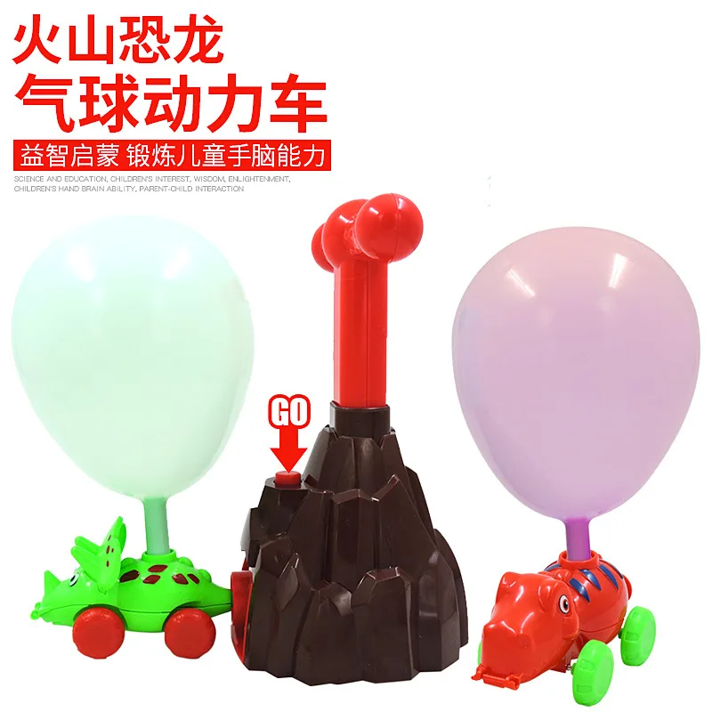 
Balloon Powered Cars Balloon Racers Aerodynamic Cars Stem Toys Preschool Educational Science Toys with Manual Balloon Pump 