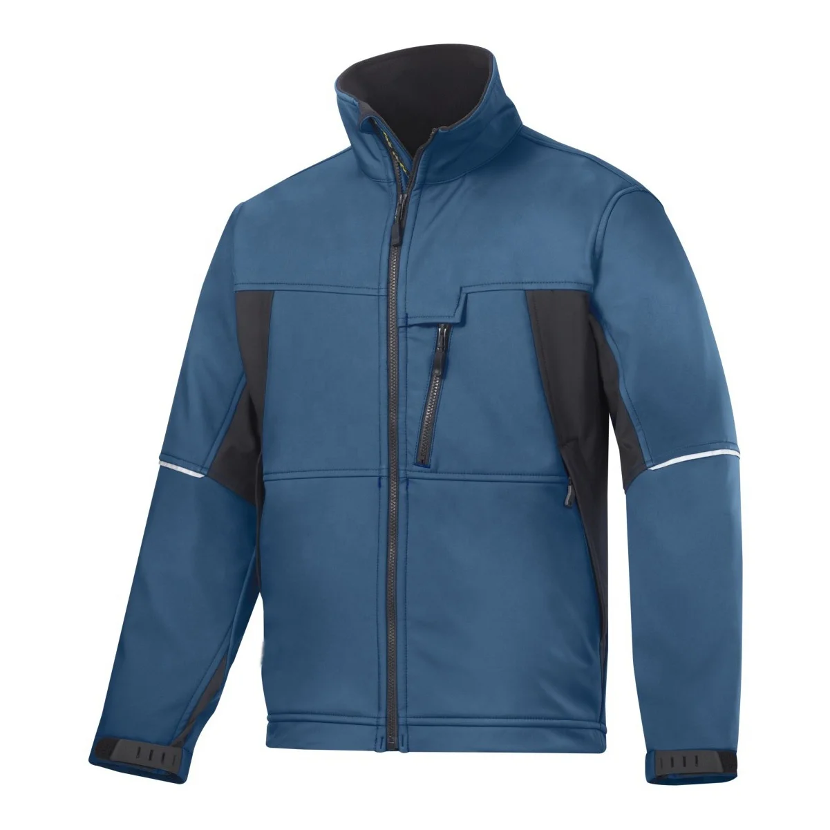 Fashion Water repellant polyester softshell jacket high quality men reflective safety workwear