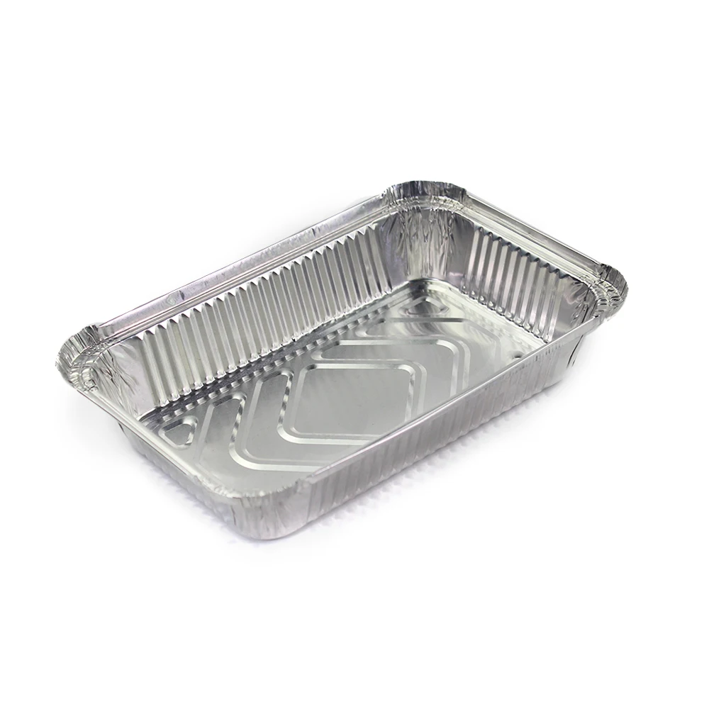 Tableware Custom Disposable Aluminum Foil Food Container For Daily Use